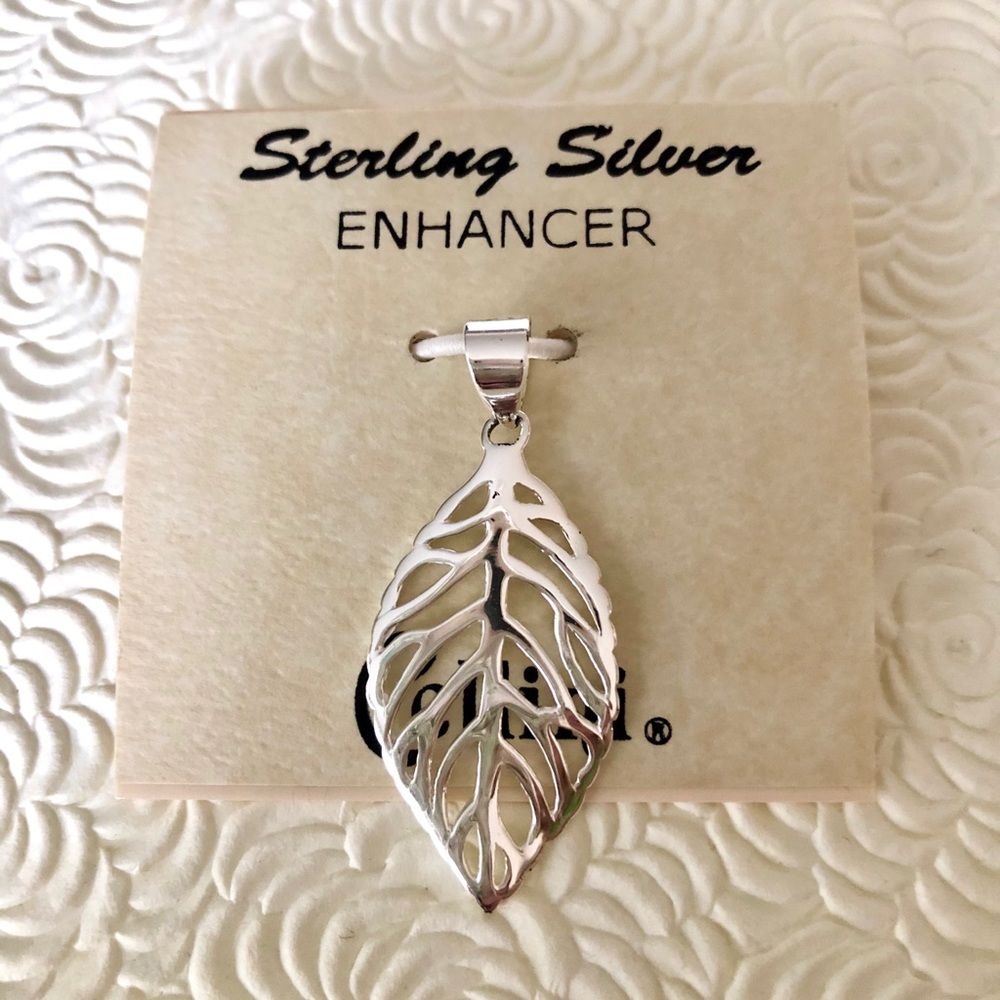 NEW Cellini Sterling Silver Women’s Charm Leaf 925